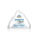 Vermont Full Color Pyramid Crystal Award