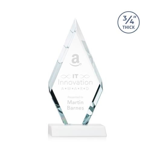 Corporate Awards - Crystal Awards - Richmond White Crystal Award