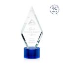 Richmond Blue on Marvel Base Crystal Award