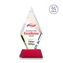 Richmond Full Color Red on Newhaven Crystal Award