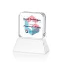 Flamborough Full Color White on Base Crystal Award
