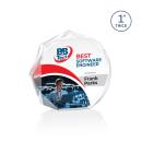 Piedmont Full Color Clear Acrylic Award