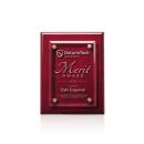 Caledon Plaque - Rosewood/Gold