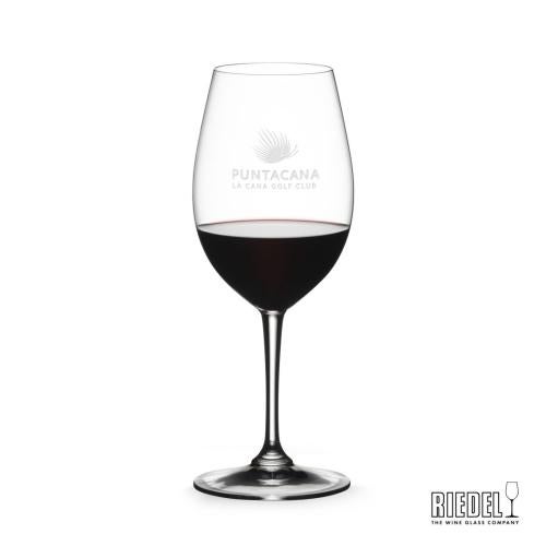 Corporate Recognition Gifts - Etched Barware - Wine Glasses - RIEDEL Oenologue Wine - Deep Etch