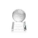 Golf Ball Spheres on Robson Base Crystal Award