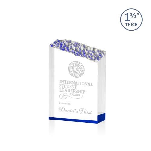 Corporate Awards - Acrylic Awards - Warwick Blue Peak Acrylic Award
