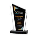 Dunstable Full Color Black Peak Acrylic Award