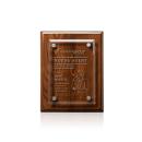 Caledon Plaque - Walnut/Silver