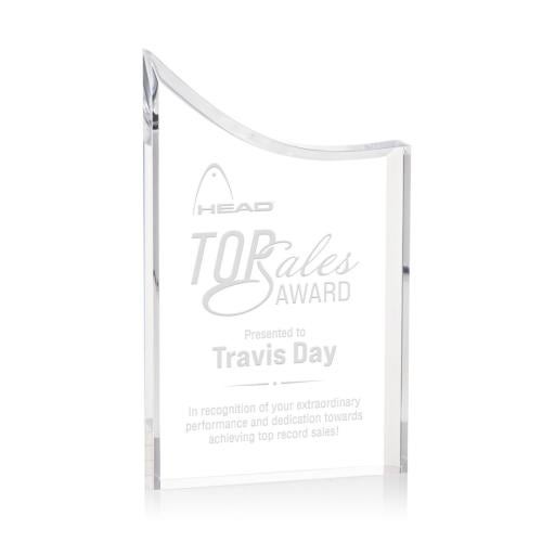 Corporate Awards - Acrylic Awards - Chiswick Clear Peak Acrylic Award