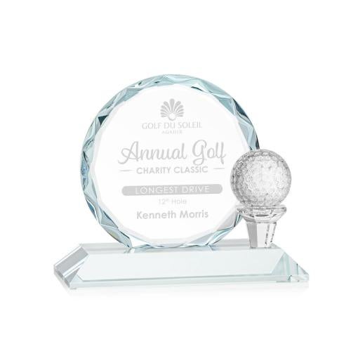 Corporate Awards - Sports Awards - Golf Awards - Nashdene Clear Circle Crystal Award