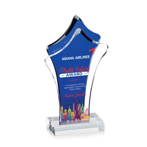 Corporate Awards - Acrylic Awards - Tonga Full Color Abstract / Misc Acrylic Award