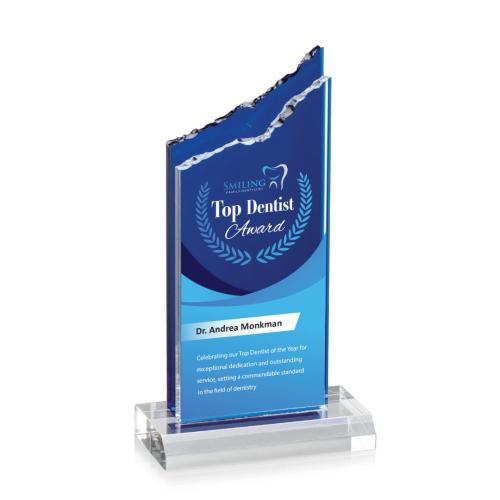 Corporate Awards - Acrylic Awards - Barron Full Color Peak Acrylic Award