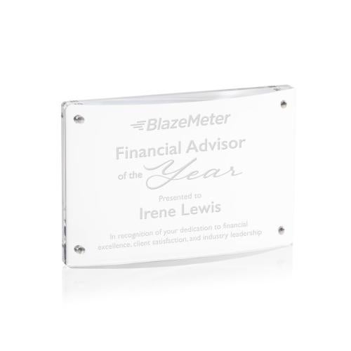 Corporate Awards - Acrylic Awards - Middlebury Rectangle Acrylic Award