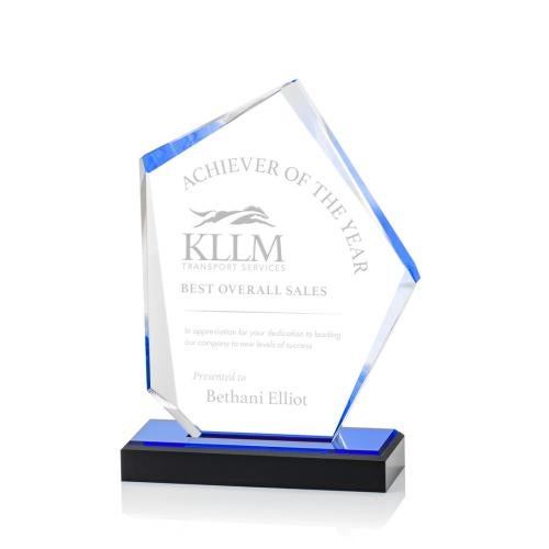Corporate Awards - Acrylic Awards - Driffield Blue Sail Acrylic Award