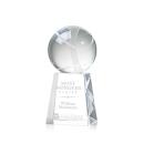 Tennis Ball Spheres on Celestina Base Crystal Award