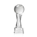 Tennis Ball Clear on Grafton Base Spheres Crystal Award
