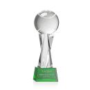 Tennis Ball Green on Grafton Base Spheres Crystal Award