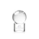 Tennis Ball Spheres on Marvel Base Crystal Award