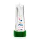 Ellesmere Full Color Green on Marvel Star Crystal Award