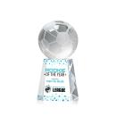 Soccer Ball Full Color Spheres on Celestina Crystal Award