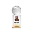 Basketball Full Color Spheres on Dakota Crystal Award