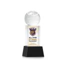 Basketball Full Color Black on Belcroft Spheres Crystal Award