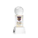 Basketball Full Color Clear on Belcroft Spheres Crystal Award