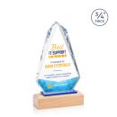 Valencia Full Color Abstract / Misc Crystal Award