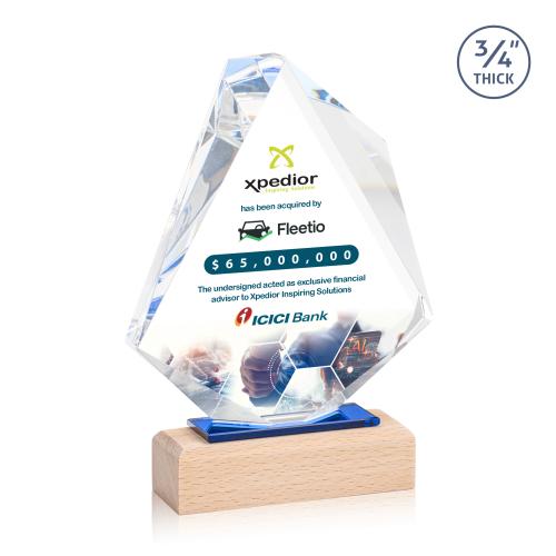 Corporate Awards - Full Color Awards - Malaga Full Color Crystal Award