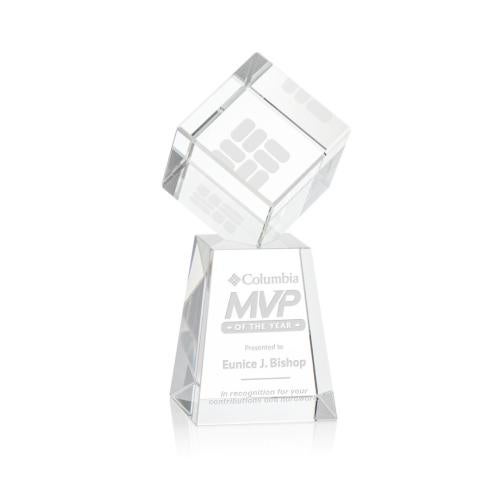 Corporate Awards - Crystal Awards - Burrill Crystal on Celestina Base Award