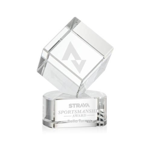 Corporate Awards - Crystal Awards - Burrill Clear on Paragon Base Crystal Award