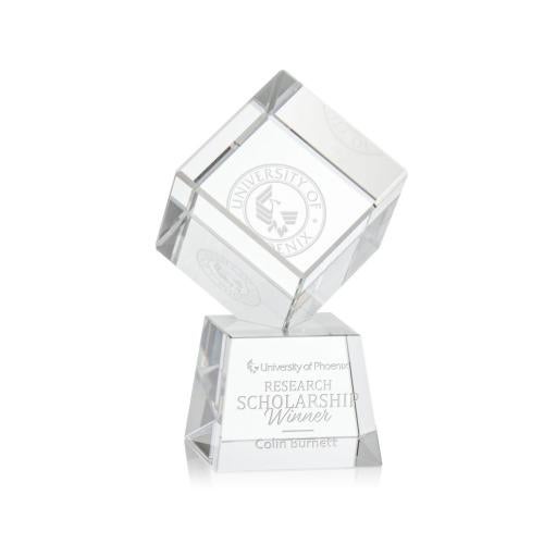 Corporate Awards - Crystal Awards - Burrill Clear on Robson Base Crystal Award