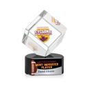 Burrill Full Color Black on Paragon Base Crystal Award
