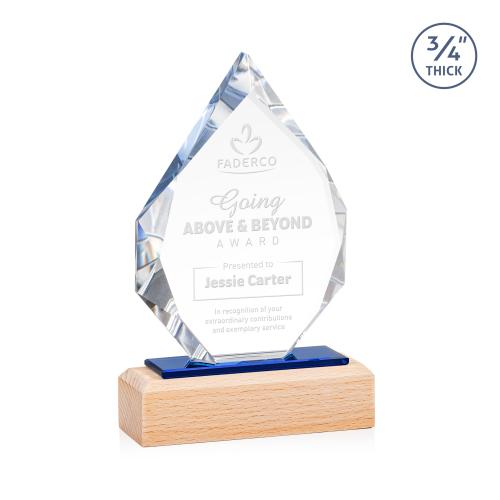 Corporate Awards - Crystal Awards - Ibiza Arch & Crescent Crystal Award