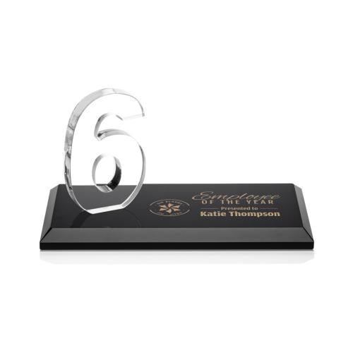 Corporate Awards - Sales Awards - Northam Milestone Black Number Crystal Award