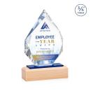 Ibiza Full Color Arch & Crescent Crystal Award