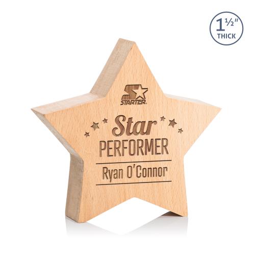 Corporate Awards - Crystal Awards - Crystal Star Awards - Rothwell Star Award