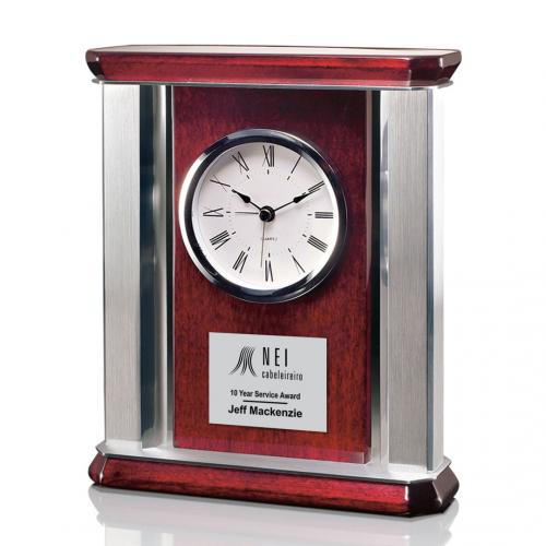 Corporate Gifts, Recognition Gifts and Desk Accessories - Clocks - Rosedale