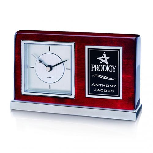 Corporate Gifts, Recognition Gifts and Desk Accessories - Clocks - Lincoln Clock -Chrome