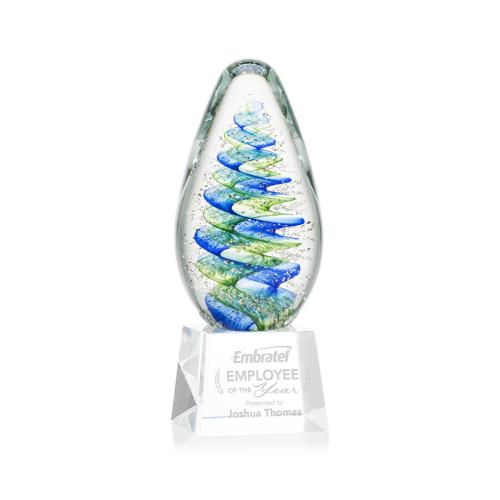 Corporate Awards - Modern Awards - Jezebel Clear on Robson Base Glass Award