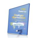 Atchison Blue Slant Full Color Silver Peak Glass Award