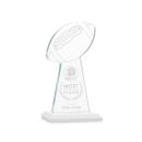 Edenwood Football White Obelisk Crystal Award