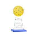 Edenwood Pickleball Sky Blue Obelisk Crystal Award