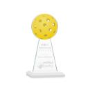 Edenwood Pickleball White Obelisk Crystal Award