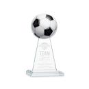 Edenwood Soccer Clear Obelisk Crystal Award