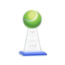 Edenwood Tennis Sky Blue Obelisk Crystal Award