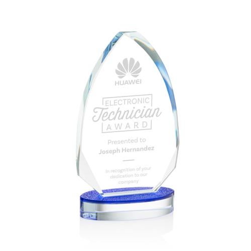 Corporate Awards - Glass Awards - Colored Glass Awards - Stanmore Abstract / Misc Crystal Award