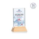 Walkerton Full Color Starfire/Bamboo (Vert) Rectangle Bamboo Award