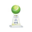 Edenwood Tennis  Full Color Clear Obelisk Crystal Award