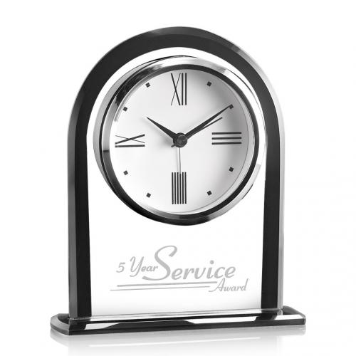 Corporate Gifts, Recognition Gifts and Desk Accessories - Clocks - Whitby Clock - Black